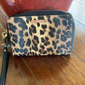 Stella & Dot Leopard Wristlet Wallet
